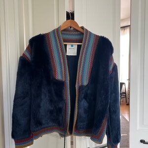 Sparrow Multicolor Fur Cardigan